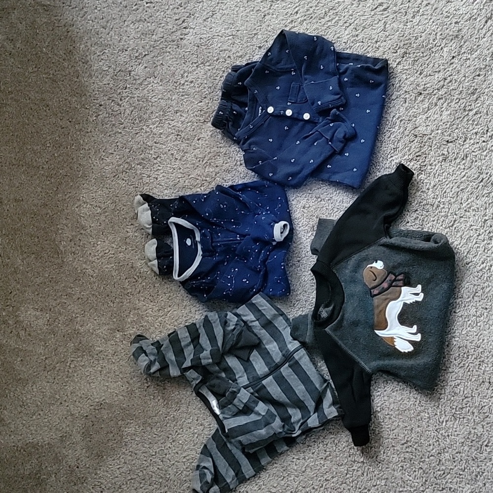 Lot of  Baby Boy Onsies and Rompers